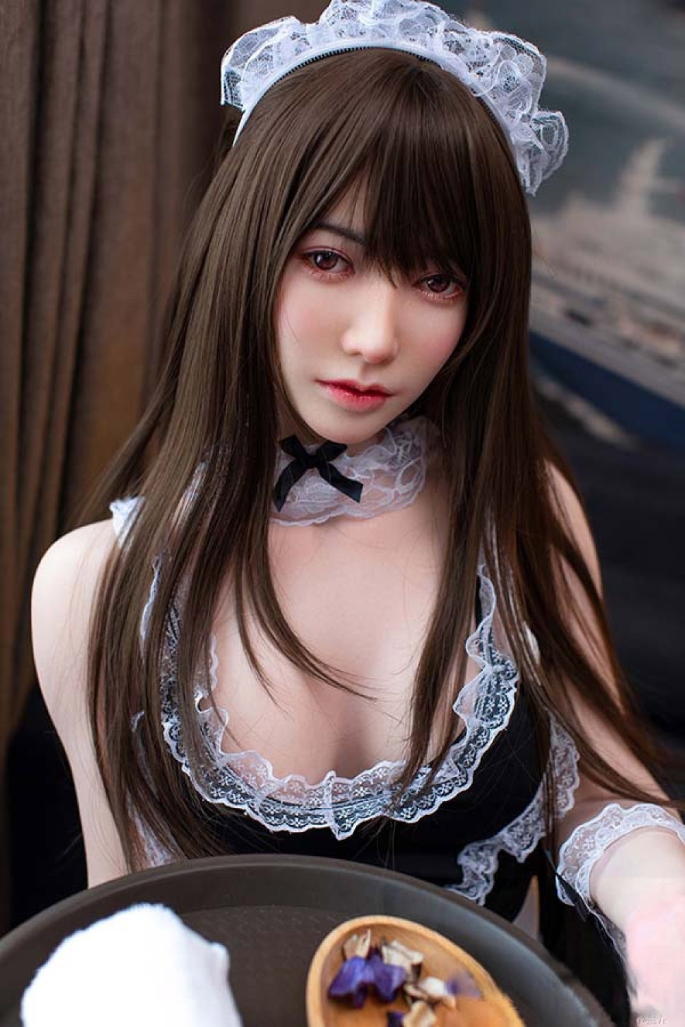 Top Sino 145cm Bカップ T12 米多多(Miduoduo) メイド服 掲載画像はRRSメイク付き フルシリコン製ラブドール