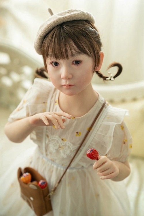 WAXDOLL 110cm バスト平 #G47ヘッド リアルメイク付き フルシリコン製ラブドール