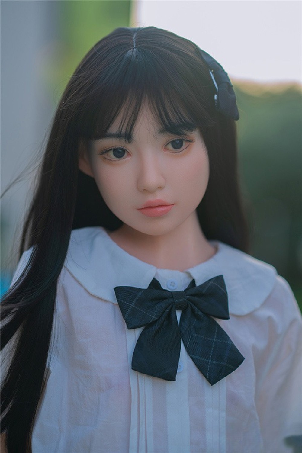 WAXDOLL 142cm 貧乳 GD03ヘッド リアルメイク付き フルシリコン製ラブドール