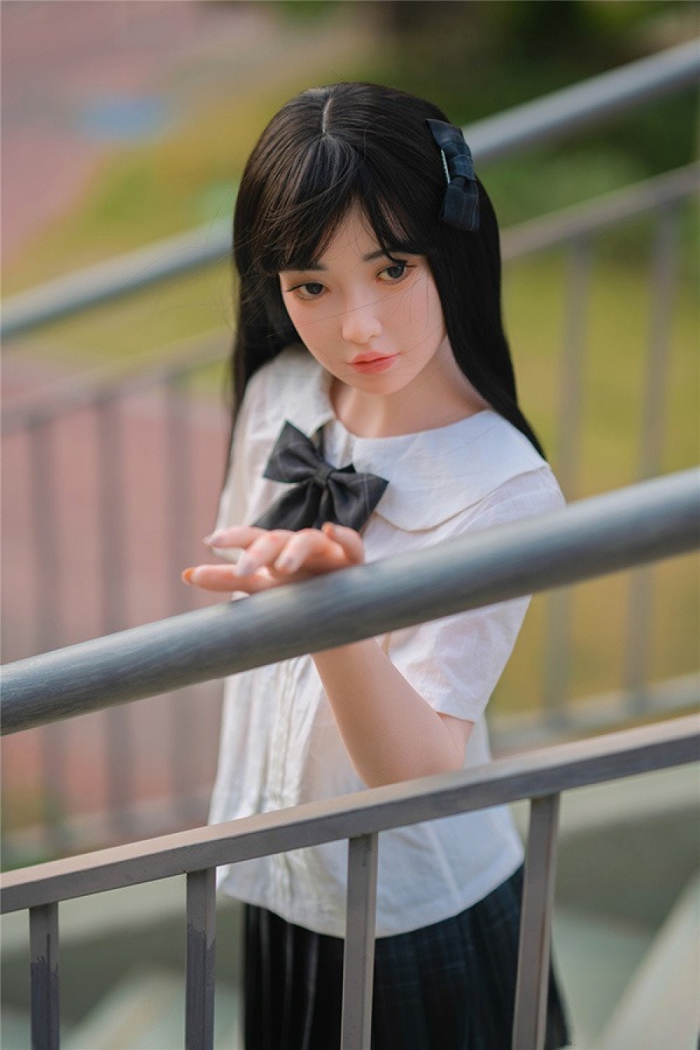 WAXDOLL 142cm 貧乳 GD03ヘッド リアルメイク付き フルシリコン製ラブドール