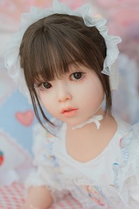 WAXDOLL 110cm バスト平 #G58ヘッド リアルメイク付き フルシリコン製ラブドール