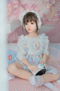 WAXDOLL 110cm バスト平 #G58ヘッド リアルメイク付き フルシリコン製ラブドール