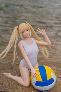 【即納・国内発送・送料無料】WAXDOLL 7kg ミニドール 85cm バスト平 #GF05ヘッド リアルメイク付き フルシリコン製ラブドール