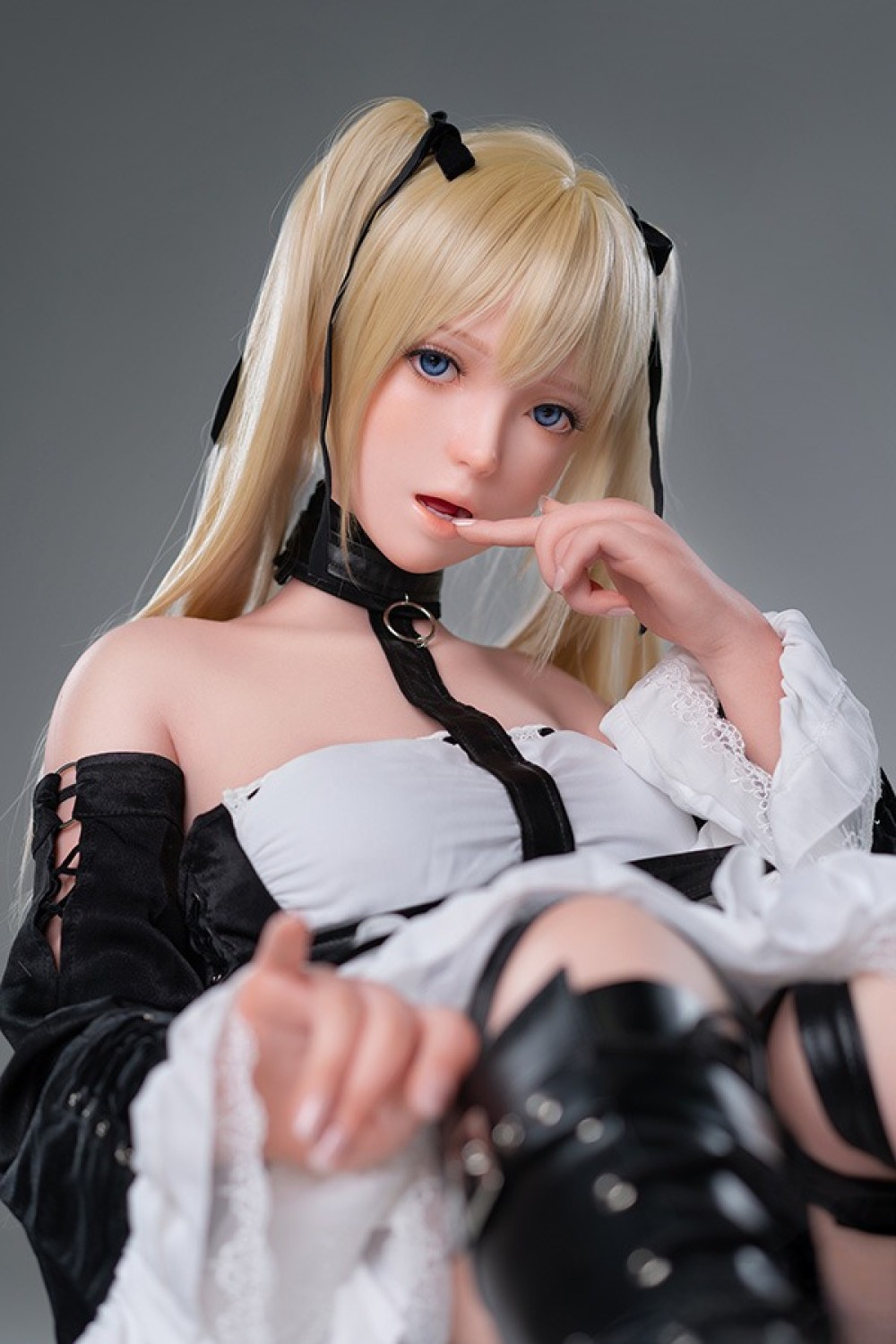 WAXDOLL 新型 147cm Aカップ #GD36-1ヘッド マリー・ローズコスプレ 口開閉&模擬口腔選択可能 リアルメイク付き フルシリコン製ラブドール