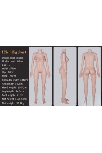 フルシリコン製ラブドール WAXDOLL ボディのみ専用販売ページ 頭部無し リアルメイク付き