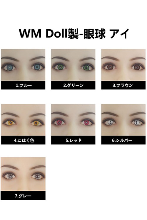 【即納・国内在庫品・送料無料】TPEラブドール 専用眼球 アイ 1セット売りEYE 目 身長100cm以上のドール用 WMDOLL工場採用品